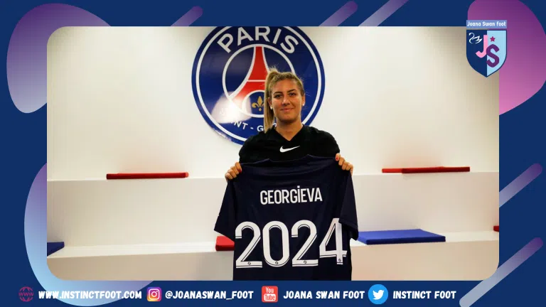 Marina Georgieva signe au Paris Saint Germain
