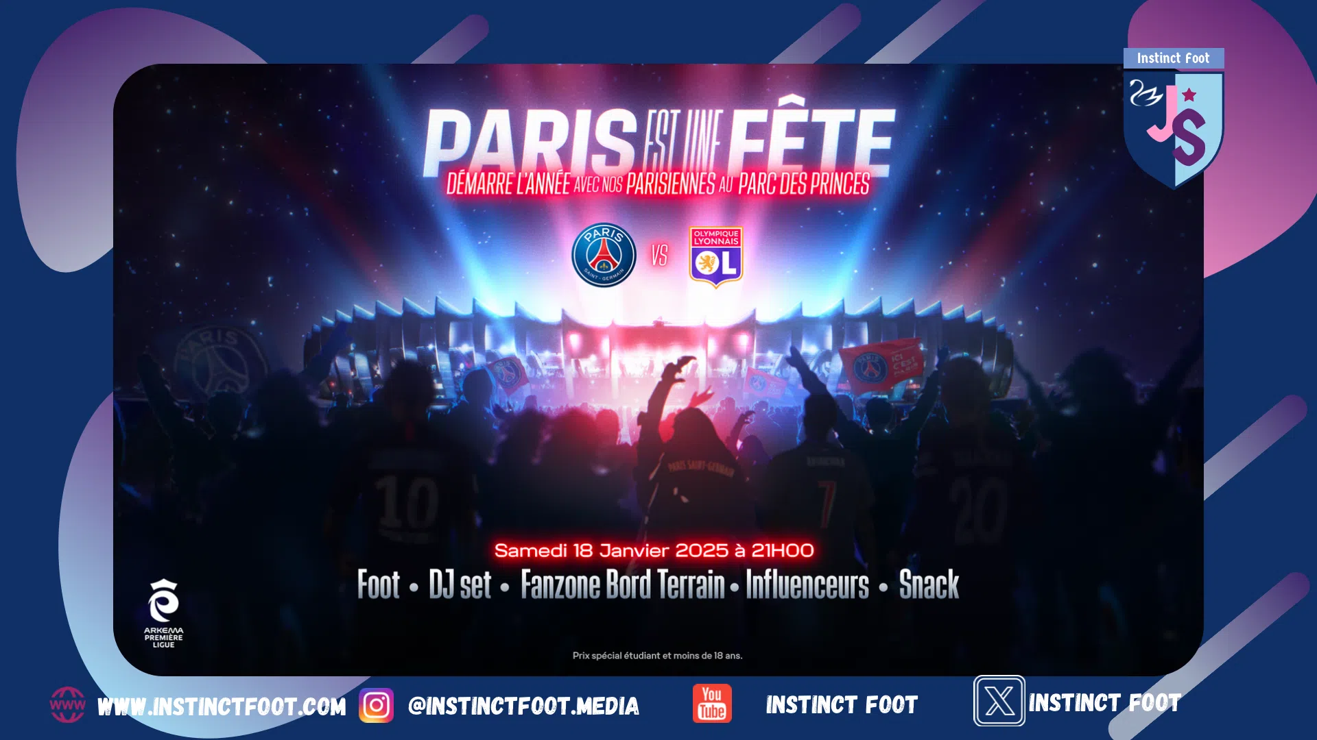 Le Parc des Princes en fête, « top » ou « flop » de l’équipe de communication du Paris Saint-Germain féminin