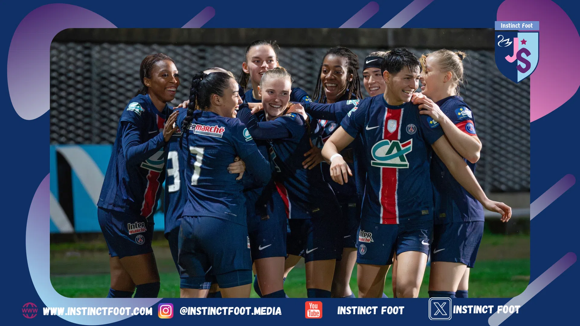 Les Parisiennes se qualifient en 1/4 de final de la Coupe de France Féminine